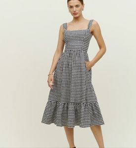 NWT Reformation Bucatini Linen Dress 12